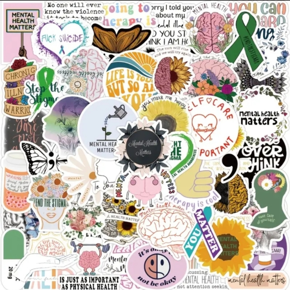 50 Stickers | No Repeats | Waterproof | Durable | Reusable | Laptop | Brand New